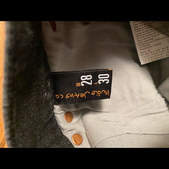 Nudie Tight Terry Jeans Washed black - Picture 5 of 5